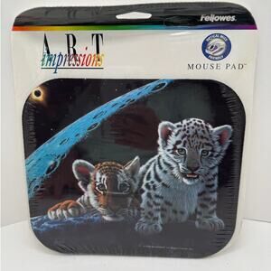 Baby Tiger Moon Art Impression Mouse Pad New